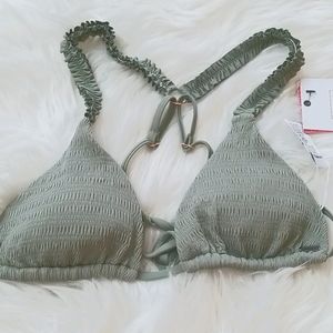 O'Neill | Swim | Nwt Oneil Roxanne Tri Top Olive Green | Poshmark